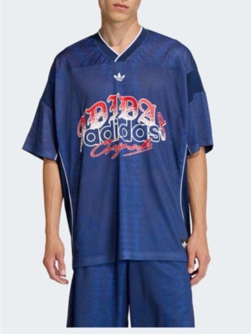 adidas Originals Rose Jersey Night Indigo Loose Fit KE0088 Size Medium Men’s